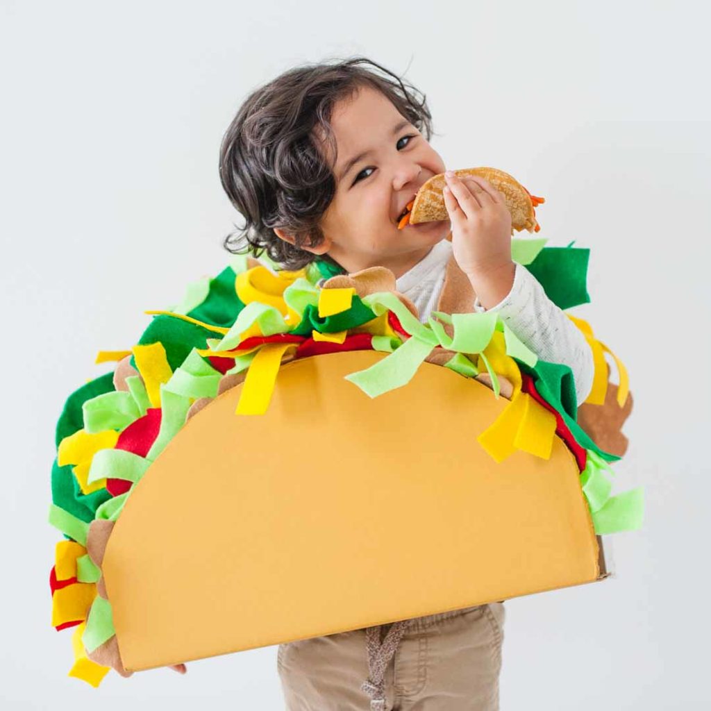 diy taco costume for kids