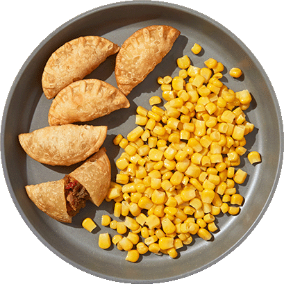 Beef Taco Pockets with Sweet Corn
